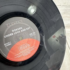 Vintage Dokken Under Lock And Key 12″ Black Vinyl LP 1985 Elektra Metal Rock