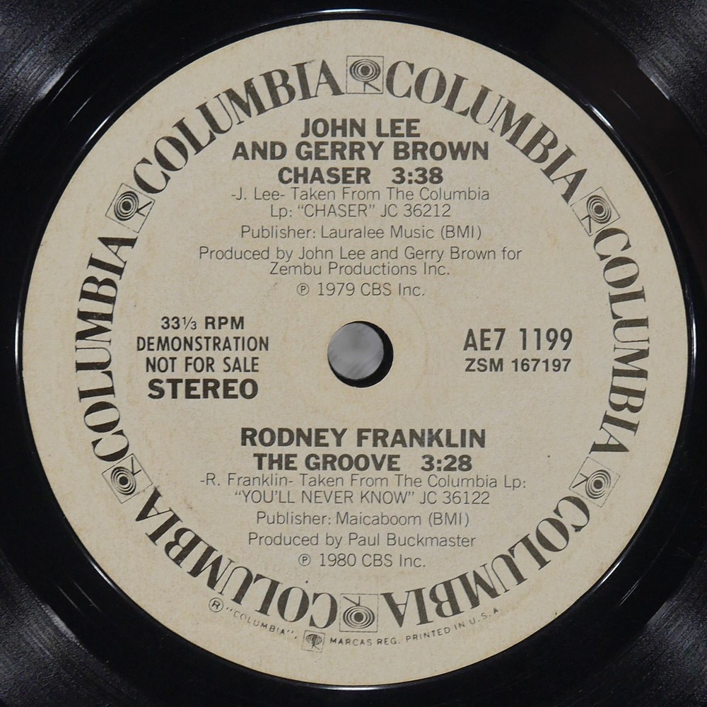 VARIOUS Individuals COLUMBIA AE7 1199 VG 45 RPM 1980 Contemporary Jazz 7″ Funk