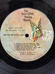 VINTAGE THE INCREDIBLE STRING BAND VINYL LP ‘LIQUID ACROBAT AS REGARDS THE AIR’