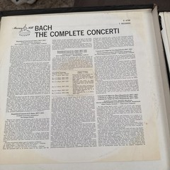 Johann Sebastian Bach The Complete Concerti 7 Vinyl records 1972 Rare Vintage