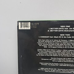 WC w/ JON B Better Days VINYL PROMO SINGLE INSTRUMENTAL & Cheddar Ice Cube