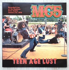 MC5 Teen Age Lust LP 1996 Official US 1st Press Live Saginaw Auditorium 1972