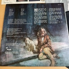 1970s Jethro Tull Aqualung Gatefold LP Chrysalis W/ Original Lyric Insert VG+