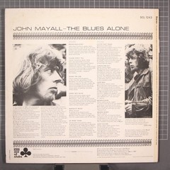John Mayall The Blues Alone LP Ace of Clubs SCL 1243 UK Pressing