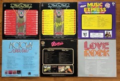 6 Various Artists Vinyl Lp Lot- Motown, Disco, Rock, Pop, Doowop (VG+ to NM)
