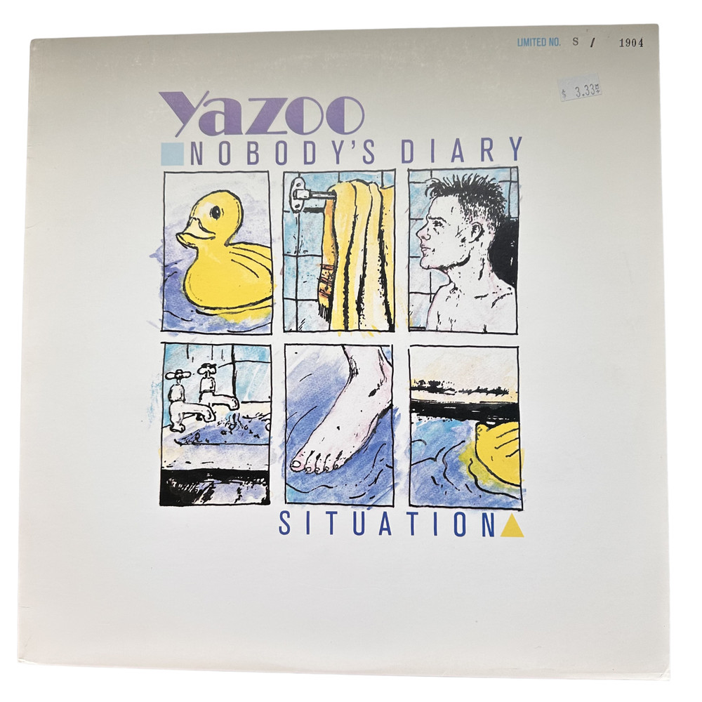 YAZ Nobody’s Diary/Situation 12” Single Vinyl Limited Numbered Edition YAZ003