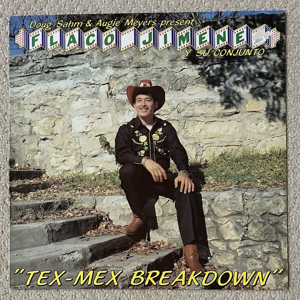 Flaco Jiménez Tex-Mex Breakdown Vinyl LP 1983 Sonet SNTF-895 VG++/EX