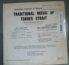 Traditional Music of Torres Strait LP 1972 Australia AIAS/11 EX/VG+ Aboriginal