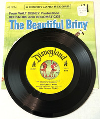 4 VTG 1971 DISNEYLAND 45 VINYL RECORDS INC THE ORANGE BIRD SONG LG-823 NM (-)