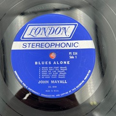 John Mayall The Blues Alone LP 1967 London PS-534 US Blues Rock VG+