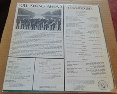 33RPM United States Navy Band’s Jazz Ensemble – Full Swing Ahead Commodores, EX-