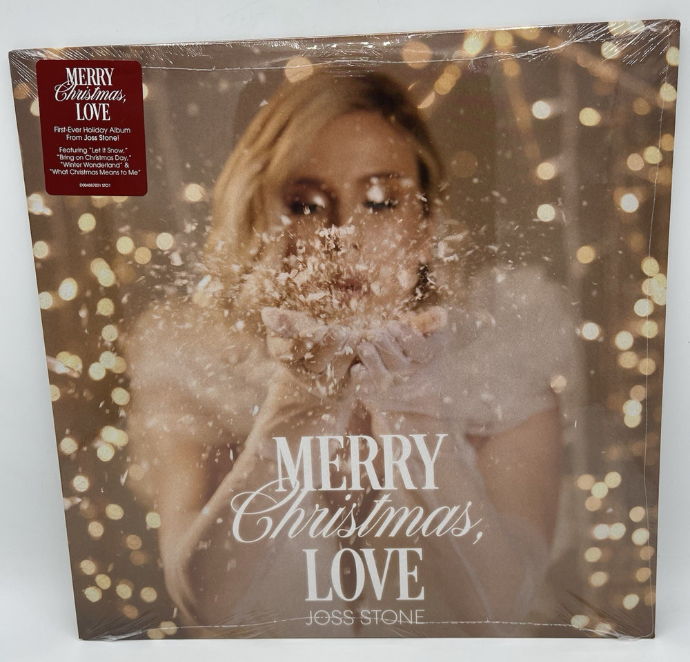 Joss Stone Merry Christmas, Love Vinyl LP Let It Snow New Sealed Holiday Album