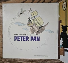 LP Disney PETER PAN Vinyl Record 1969 Disneyland DQ-3910 GOOD
