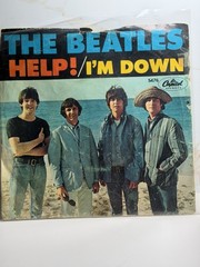 Vintage Beatles 45 Record Lot w/ 20 Singles & Carrying Case Capitol Records