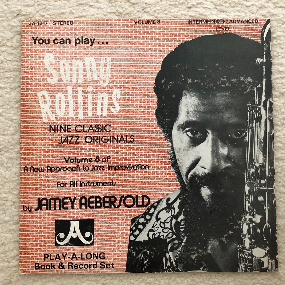 SONNY ROLLINS NINE CLASSIC JAZZ ORIGINALS VOL. 8, JAMEY AEBERSOLD JA 1217