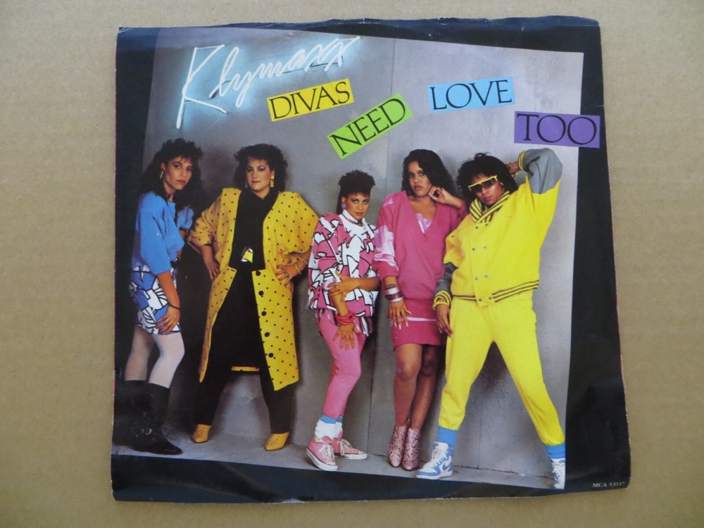 Klymaxx – Divas Need Love Too – 1987 – Constellation MCA-53117 7″ Single VG+/VG+