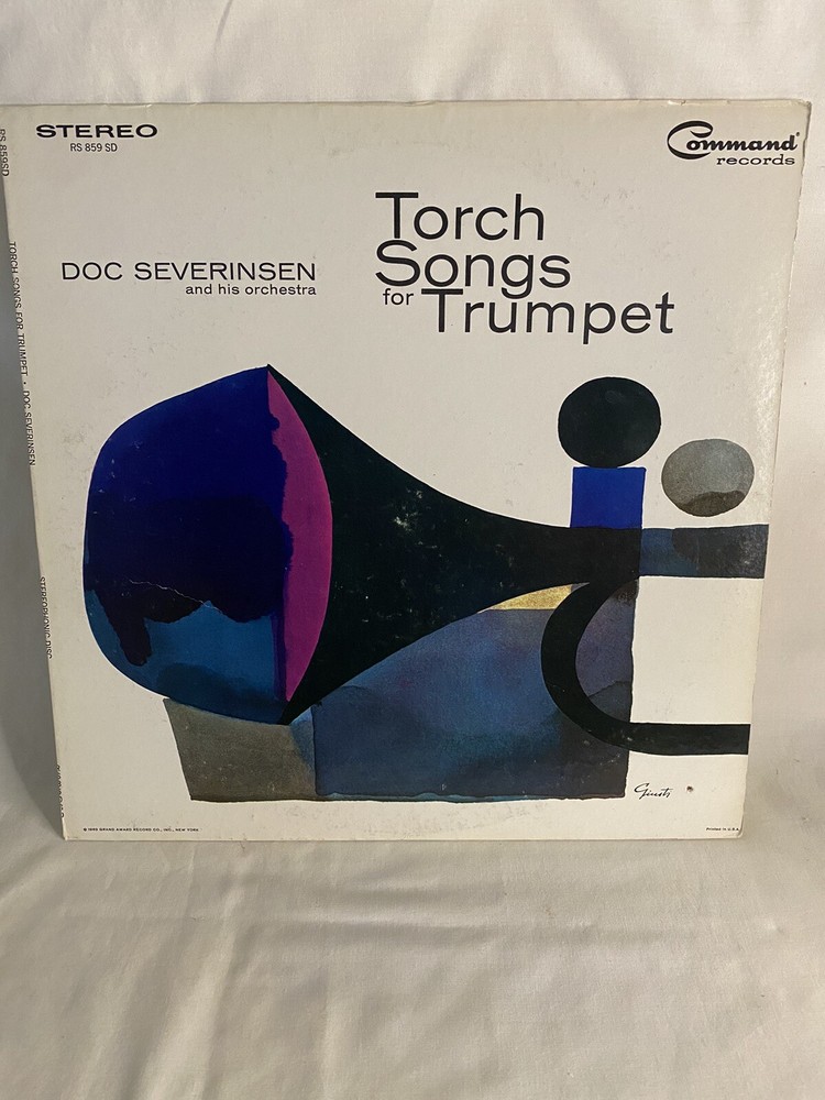 Doc Severinsen “Torch Songs For Trumpet” Vinyl LP Command RS 859SD (1963) VG+