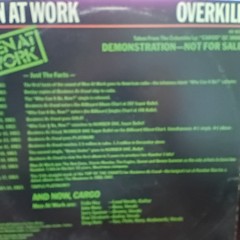 MEN AT WORK (2 x 7″ 1983 45 Promo + PS) Dr. Heckyl & Mr. Jive / Overkill VG+ EX