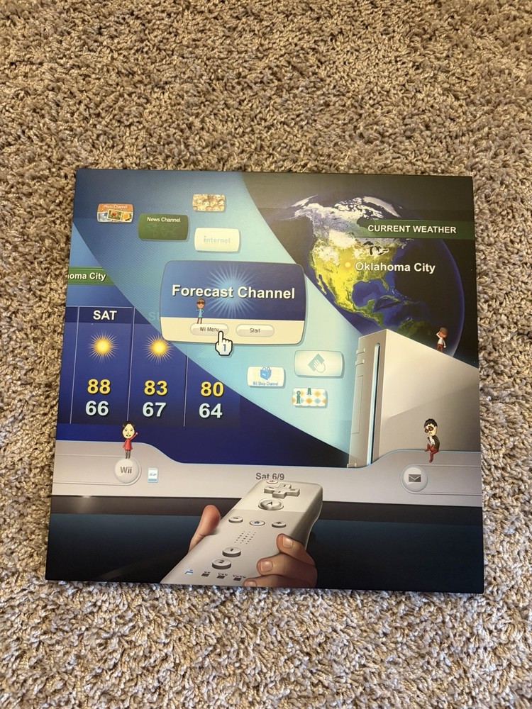 Wii Forecast Channel Vinyl Record Soundtrack Nintendo Wii VGM