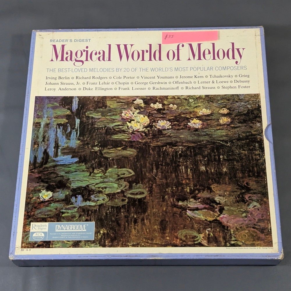 Reader’s Digest Magical World of Melody RCA Dynagroove 11 Vinyl LP Box Set VG