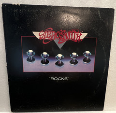 Aerosmith Rocks Columbia PC 34165 12″ 33RPM Stereo Black Vinyl LP Rock