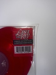Lana Del Rey Love / Lust for Life Heart-Shaped Red 7″ Limited Vinyl
