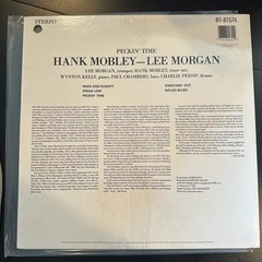 Hank Mobley & Lee Morgan Peckin’ Time B1-81574 Blue Note 1988 Capitol LP NM/NM
