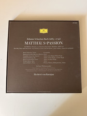 J.S. Bach: Matthäus Passion – Karajan (4 LP Set & book) NM