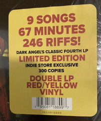 DARK ANGEL Time Does Not Heal RED/YELLOW VINYL Only 300 Made SUPER RARE NEW