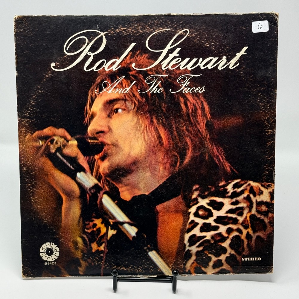 Rod Stewart & The Faces – Rod Stewart & The Faces LP Record 1973 Springboard