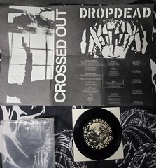 Crossed Out / DROPDEAD Split 5″ Vinyl Power Violence 1993 Slap A Ham