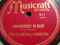 1946 DUKE ELLINGTON Or Taft Jordan DIMINUENDO IN BLUE/ Jam A Ditty MUSICRAFT 511