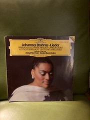 Brahms Lieder Jessye Norman Daniel Barenboim Deutsche Grammophon LP Vinyl EX!