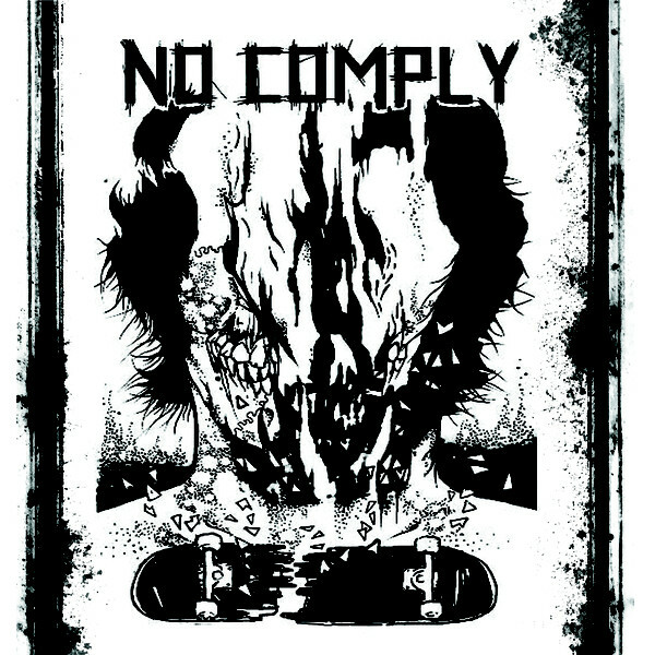 NO COMPLY No Comply 7″ GRINDCORE Thrash HARDCORE Purple Marble Vinyl 1 SIDED EP