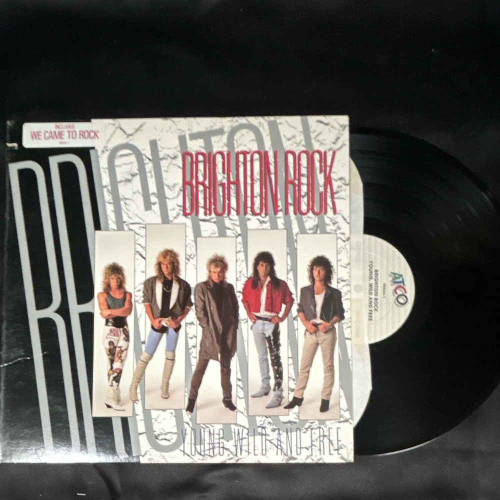 Brighton Rock Young, Wild and Free ATCO Rock 12″ Black Vinyl LP 33 RPM