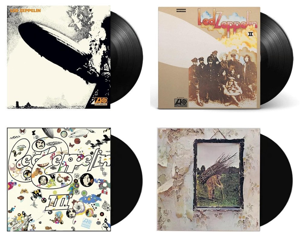 – 4 Vinyl Record Album 180g Classic Collection – Led Zeppelin I, Led Zeppelin II