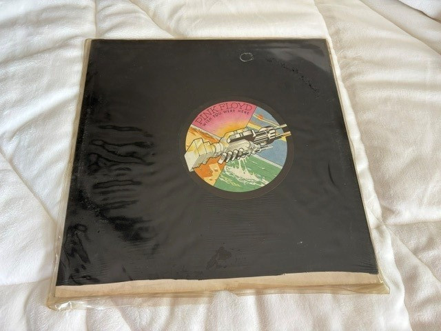 PINK FLOYD LP WISH YOU WERE HERE BLACK SHRINKSTEREO SHVL 814 UNITED KINGDOM