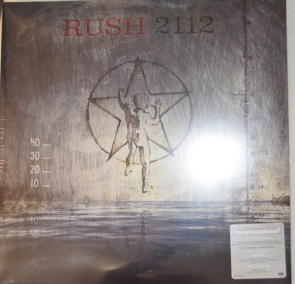 RUSH 2112 (40th Anniversary) – 200g audiophile (3) LP New Factory Sealed Set