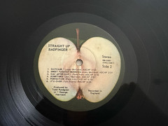 Badfinger LP “Straight Up” Original Apple SW 3387 Sterling Lee Hulko Clean VG+