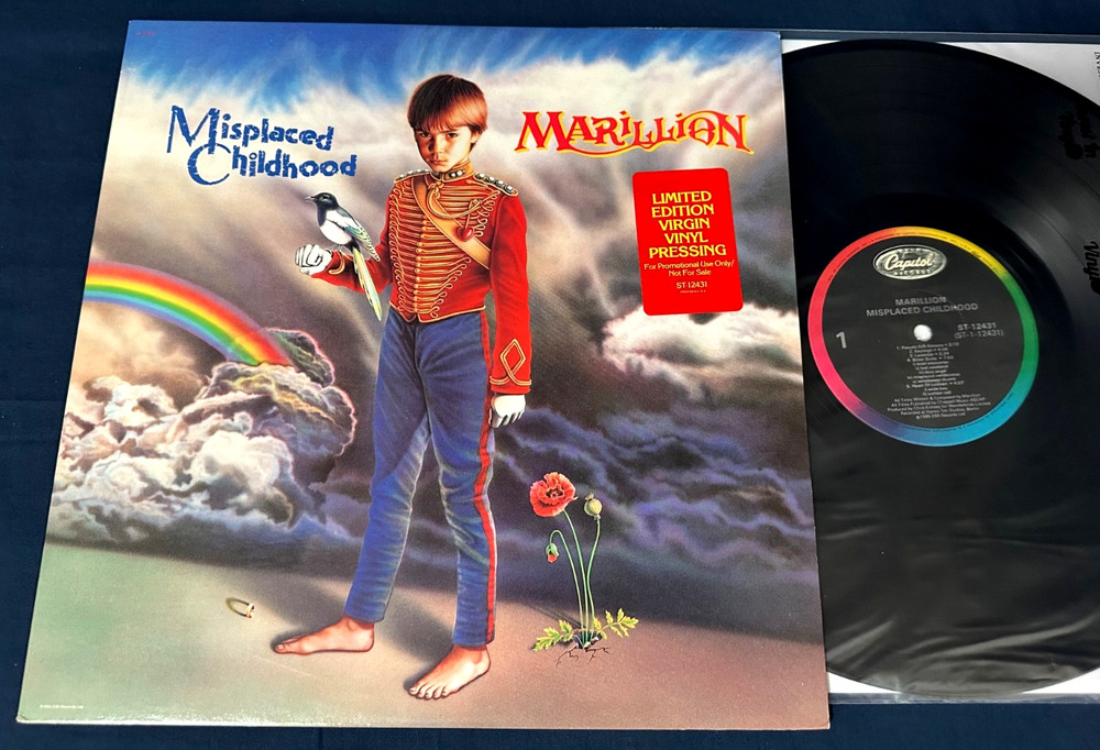 OG 🔥MARILLION “Misplaced Childhood” PROMO Limited 1st US Press Hype OIS Prog