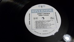 ABBEY LINCOLN – ABBEY IS BLUE – RIVERSIDE RECORDS – JAZZ LP RLP-1153 Near mint
