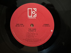 The Cars – CANDY – O – Vinyl Record -1979 – Elektra Records – Very Good