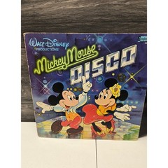 Vintage 1979 Mickey Mouse Disco Vinyl Record LP Disneyland Records 2504 Disney
