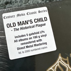 NEW* Old Man’s Child 666 Historical Plague Only 2000 Made! 5 LP BOXSET RARE OOP!