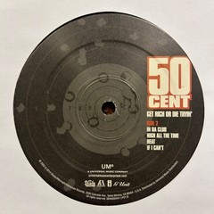 50 Cent – Get Rich Or Die Tryin’ LP – [0694935441] 2015 Lenticular Cover (EX/EX)