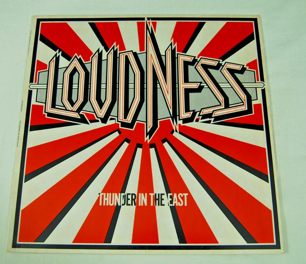 NM/EX LOUDNESS ‎– Thunder In The East LP – Original 1985 US Press ATCO 90246-1