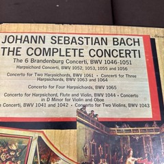 Johann Sebastian Bach The Complete Concerti 7 Vinyl records 1972 Rare Vintage