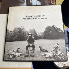 1970 GEORGE HARRISON All Things Must Pass 🍏 US Press Boxset W/OG Poster VG+