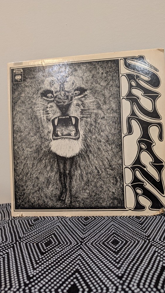 SANTANA (self-titled) vinyl LP record Columbia CS 9781 Lion Face 1969