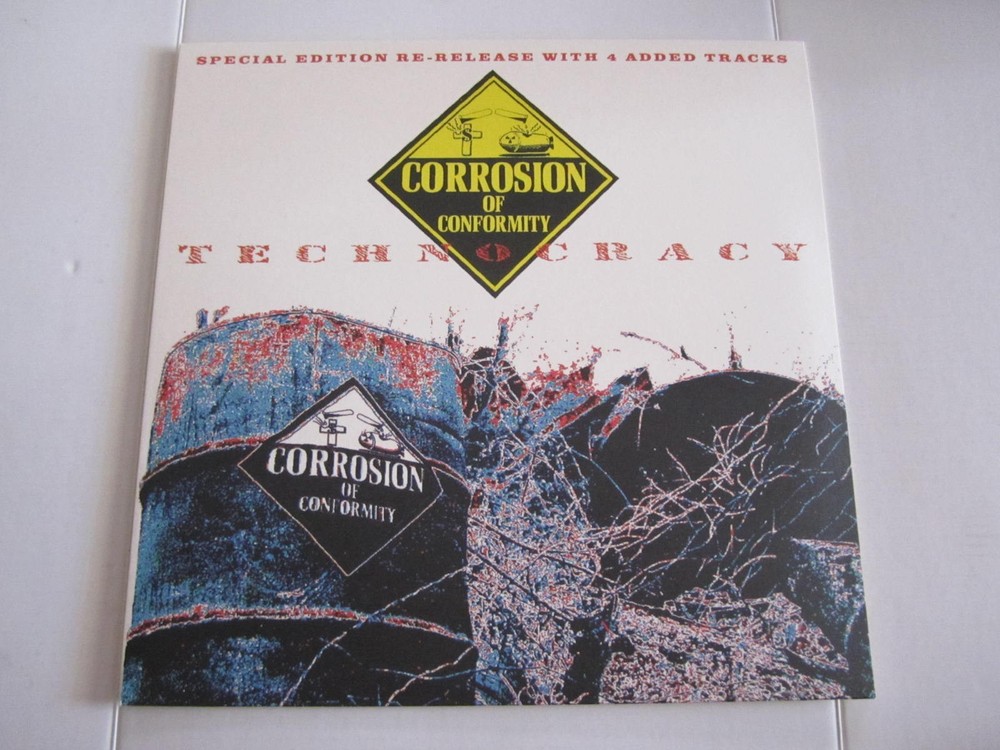 CORROSION OF CONFORMITY – Technocracy, LP, White Vinyl, 2022 Reissue – LIKE NEW!